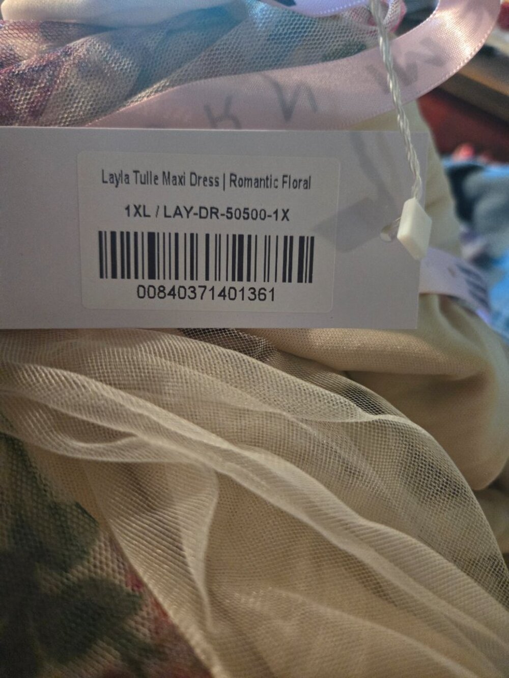 Baltic Born Layla Tulle Maxi Dress | Romantic Floral Size XLXL - Picture 6 of 6